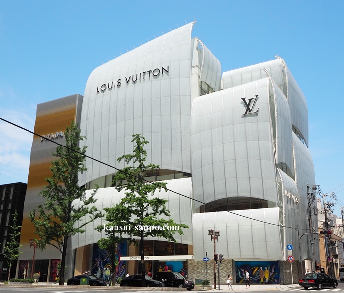 ルイ・ヴィトン メゾン大阪御堂筋 2020年2月開業 国内最大店舗・世界初 
