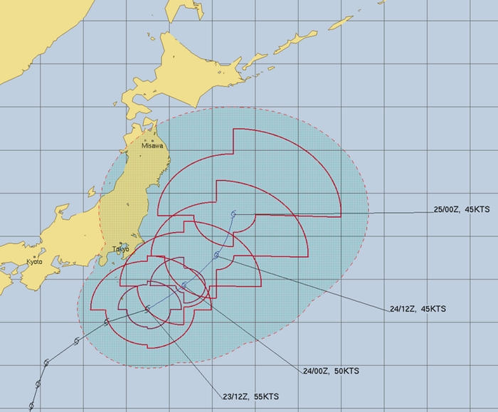 年9月24日 木 9月25日 金 台風12号 関東 東北地方から300km以上離れた海上を通過か 米軍台風情報jtwc 関西散歩ブログ